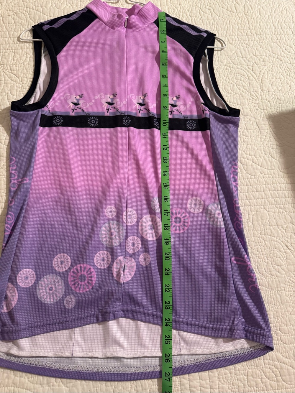 Purple Sleeveless Cycling Jersey - Picture 11 of 11